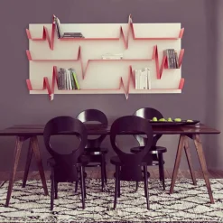 Mabele Moderne Design Bücherregale-Design Bücherregal  Battikuore 186x101(3 Regale) , handgefertigte Produkt