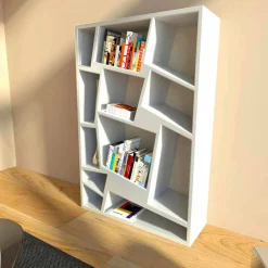 Viadurini Design Moderne Design Bücherregale-Design Bücherregal grün, rot oder weiß Christie