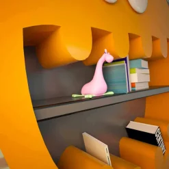 Viadurini Design Moderne Design Bücherregale-Design Bücherregal Hardy Made in Italy