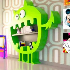 Viadurini Design Moderne Design Bücherregale-Design Bücherregal Hardy Made in Italy