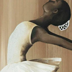 Viadurini Decor Handgemalte Bilder-Design Bild Ballet Made in Italy