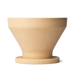 Viadurini in the Garden Deko Vasen-Design Blumenvase aus Terrakotta mit Untertasse Made in Italy - Ettie