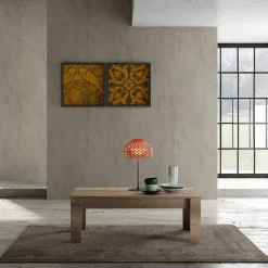 Viadurini Living Moderne Couchtische-Design Couchtisch aus Eiche oder weißem Melamin Made in Italy - Terno