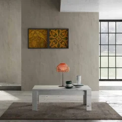 Viadurini Living Moderne Couchtische-Design Couchtisch aus Eiche oder weißem Melamin Made in Italy - Terno