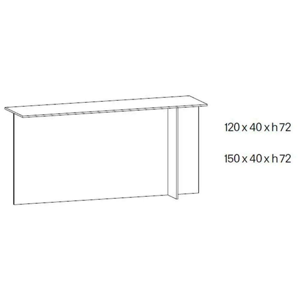 Viadurini Living Konsolentisch Flur-Design Entrance Consolle aus dekoriertem extraklarem Glas Made in Italy - Sestola