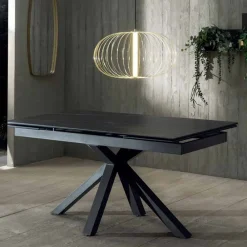Viadurini Living Ausziehbare Esstische-Design Esstisch ausziehbar bis 240 cm mit Tischplatte aus Keramik  - Ultron