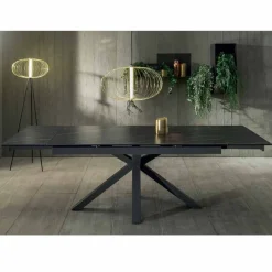 Viadurini Living Ausziehbare Esstische-Design Esstisch ausziehbar bis 240 cm mit Tischplatte aus Keramik  - Ultron