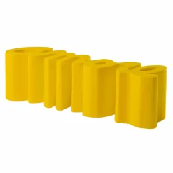 SLIDE Gartenbänke|Moderne Wohnzimmerbank-Design farbige Außen- / Innenbank Amore