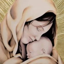 Viadurini Decor Religiöse Bilder-Design Gemälde handgefertigt Amore Infinito von