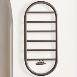 Scirocco H Handtuchheizkörper Wasser-Design Handtuchwärmer "All Round Bubble" aus Stahl Made in Italy - Smooth