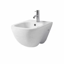 Viadurini Bathroom Bidet-Design Hängebidet aus Keramik Made in Italy Trabia