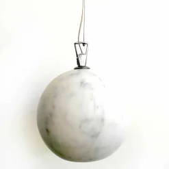 Viadurini Lighting Designer Pendelleuchten-Design Hängelampe aus weißem Carrara-Marmor Made in Italy - Panda