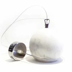 Viadurini Lighting Designer Pendelleuchten-Design Hängelampe aus weißem Carrara-Marmor Made in Italy - Panda