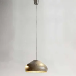 Aldo Bernardi Moderne Pendelleuchten-Design Hängeleuchte aus antikem Stahl Durchmesser 450 mm – Materia