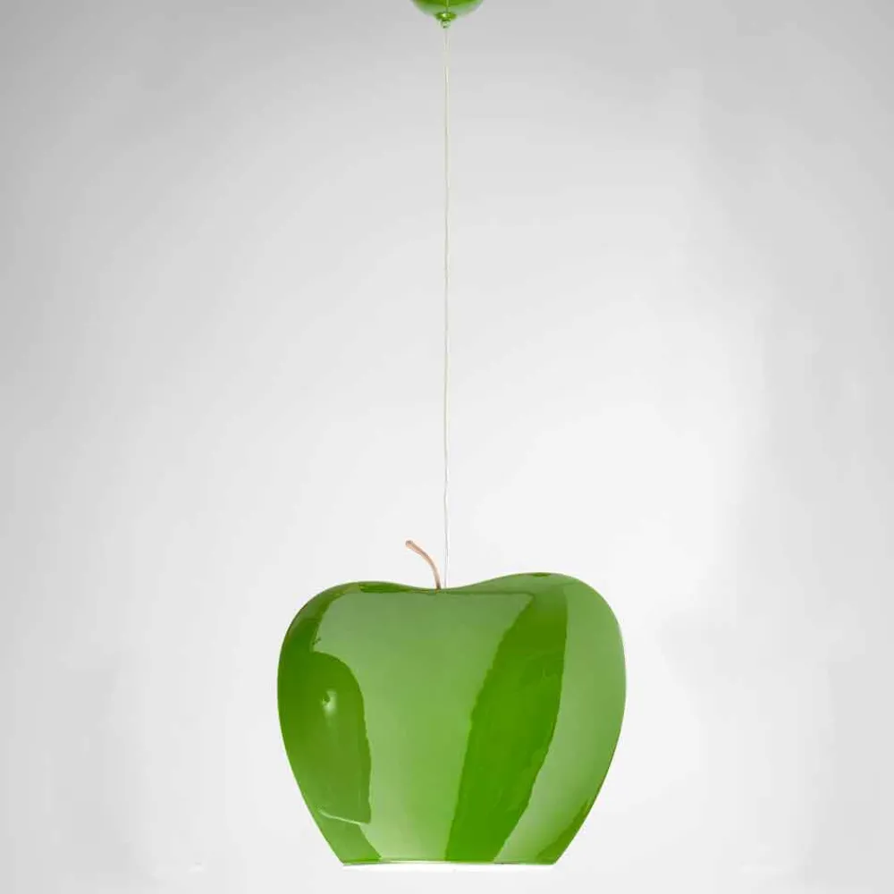 Aldo Bernardi Designer Pendelleuchten-Design Hängeleuchte aus Keramik Apfelform – Fruits