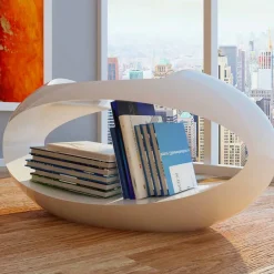 Viadurini Design Küchenhocker-Design Hocker mit Bücherablage Ellix Made in Italy