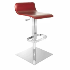 Viadurini Living Barhocker-Design Hocker mit verstellbarer Sitz- und Chrombasis, Inigo