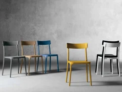 Viadurini in the Garden Gartenstühle Kunststoff|Moderne Stühle-Design Indoor / Outdoor Stuhl aus Polypropylen hergestellt in Italien, Peia