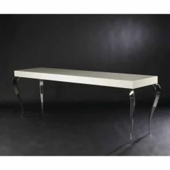 Viadurini Living Konsolentisch Flur-Design Konsole mit 4 Beinen aus MDF und Stahl Luigi