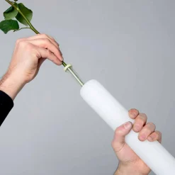 Myyour Design Beleuchtung-Design Kunststofflampe mit leuchtender Blumenvase - Ampulle von