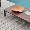 Varaschin Garten Beistelltisch-Design Outdoor-Couchtisch aus lackiertem Aluminium System
