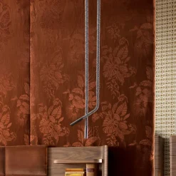 Grilli Design Kronleuchter-Design Pendellampe aus Leder und Metall Snake made Italy