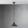 Il Fanale Pendelleuchten Vintage-Design Pendelleuchte aus antiquierten Eisen Virginia Model