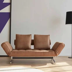 Innovation Schlafsofas Im Skandinavischen Design-Design polster Schlafsofa Ghia by mit verchromten Beinen