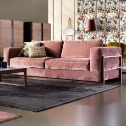 Grilli Moderne Sofas-Design Polstersofa Dreisitzer York in Italien hergestellt
