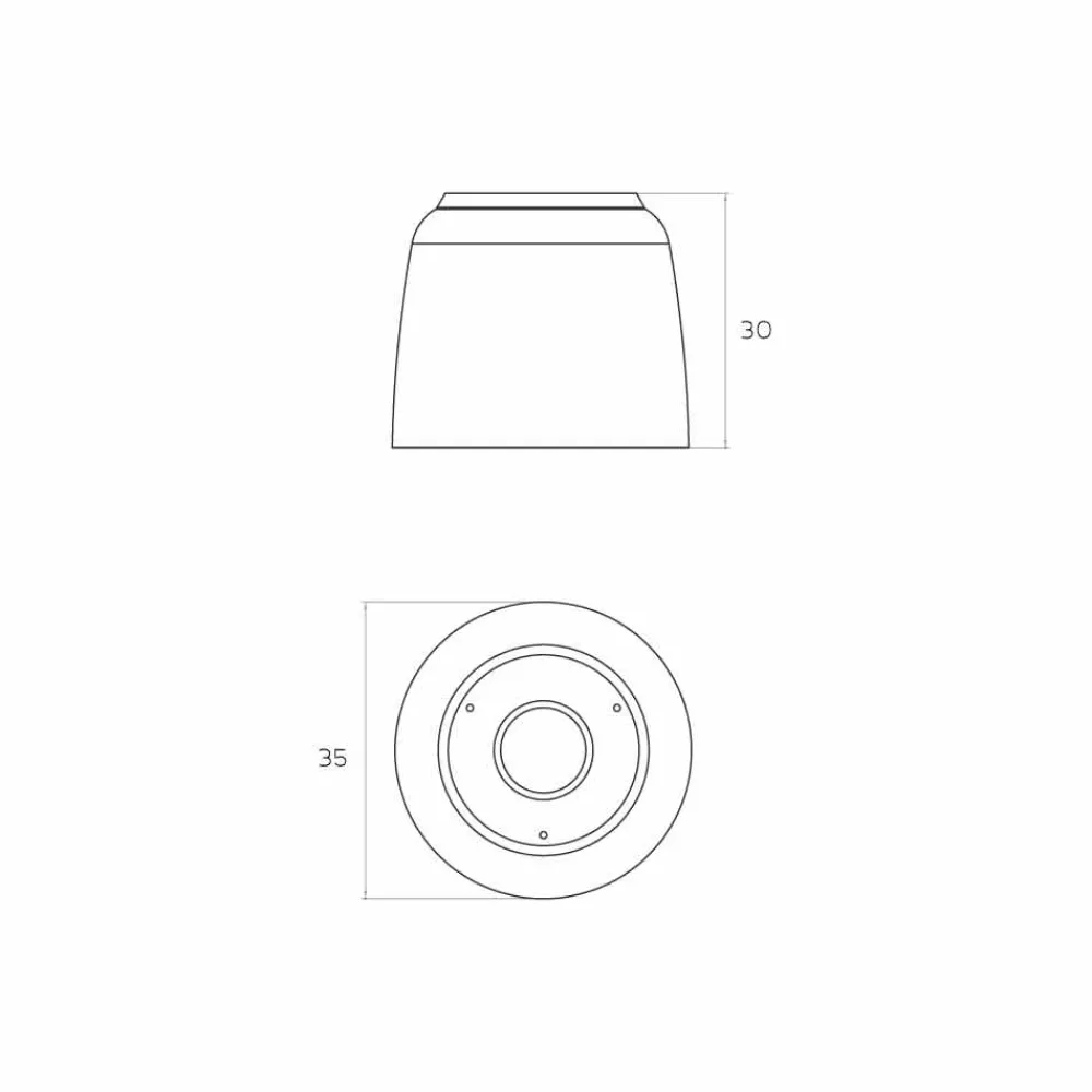 Viadurini Bathroom Duschköpfe-Design Runder Deckenduschkopf in Luxolid made Italy, Ruda