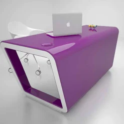 Viadurini Design Design Schreibtische-Design Schreibtisch aus Solid Surface® Ego Made in Italy