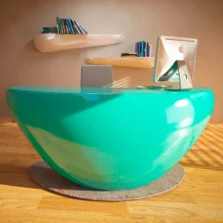 Viadurini Design Design Schreibtische-Design Schreibtisch Boomerang Made in Italy