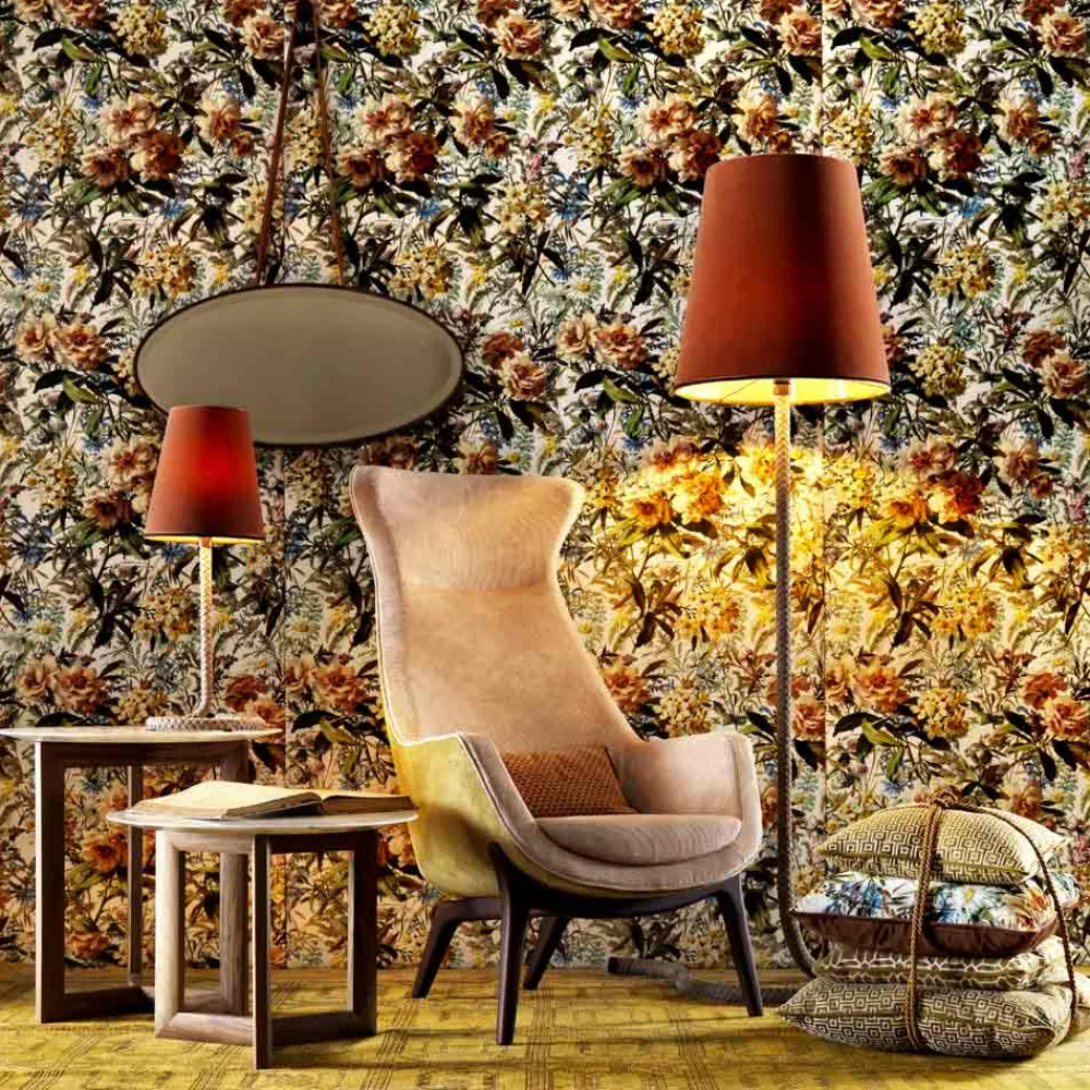 Grilli Klassische Sessel-Design Sessel bergére aus Stoff Wilde made in Italy