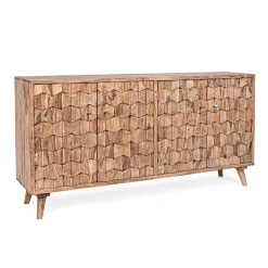 Viadurini Living Sideboards-Design Sideboard aus Sheeshamholz mit 4 Türen Homemotion - Fregene