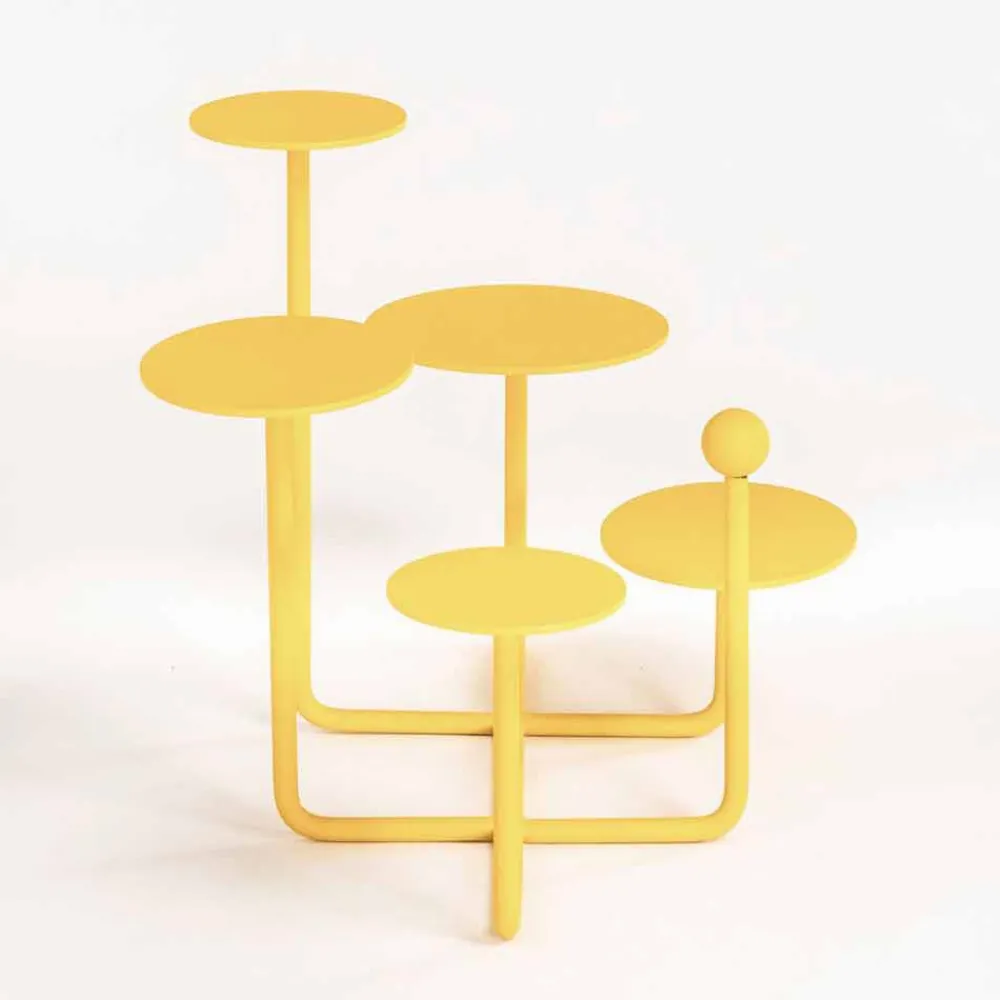 Viadurini Kitchen Küchenzubehör-Design Süßigkeiten stehen aus lackiertem Stahl Made in Italy - Pennellope