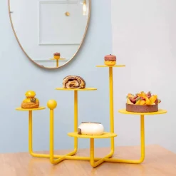 Viadurini Kitchen Küchenzubehör-Design Süßigkeiten stehen aus lackiertem Stahl Made in Italy - Pennellope