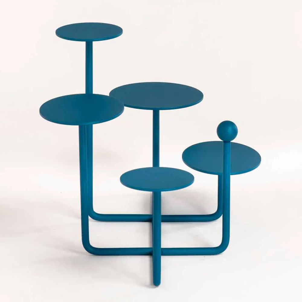 Viadurini Kitchen Küchenzubehör-Design Süßigkeiten stehen aus lackiertem Stahl Made in Italy - Pennellope