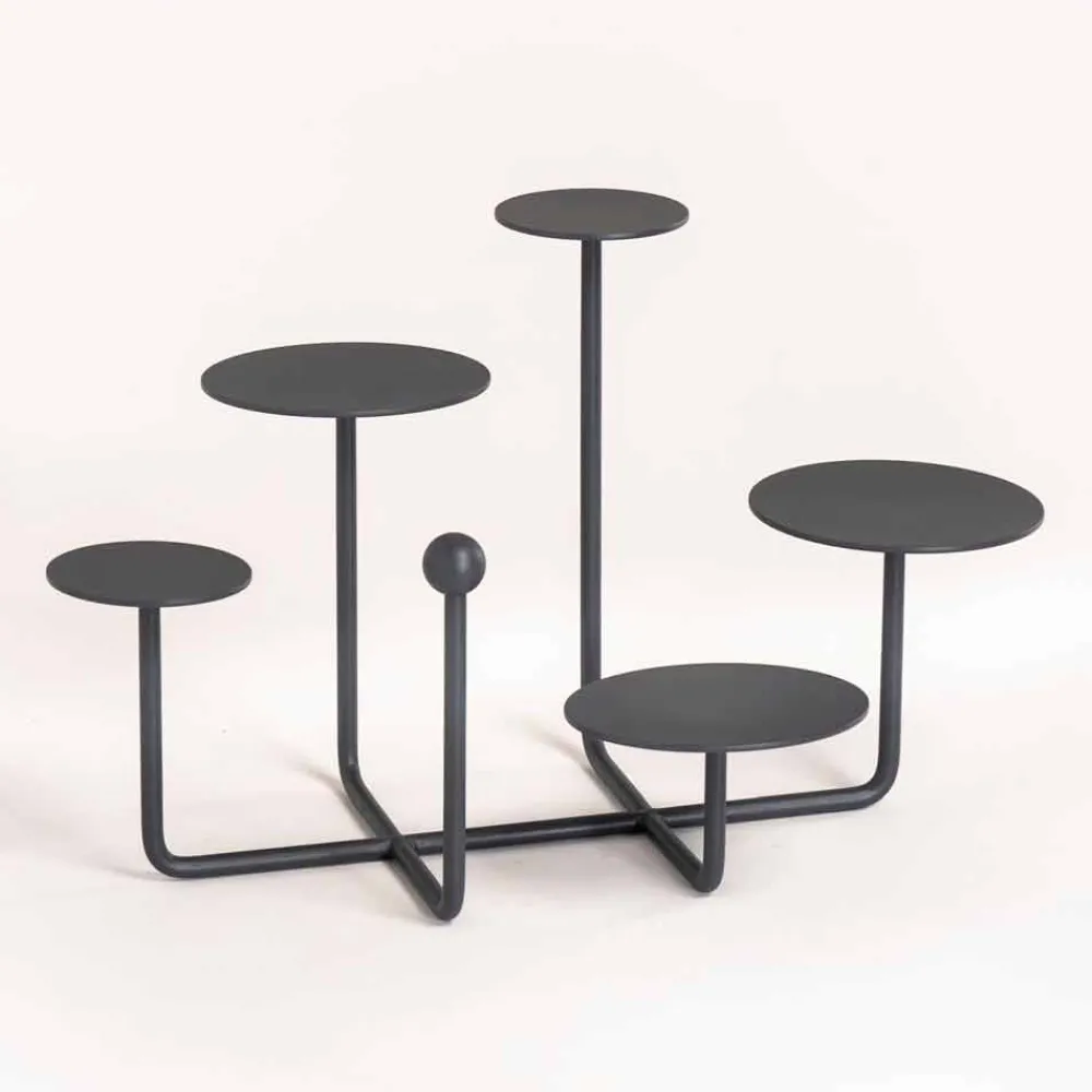 Viadurini Kitchen Küchenzubehör-Design Süßigkeiten stehen aus lackiertem Stahl Made in Italy - Pennellope