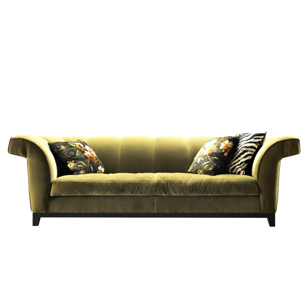 Grilli Moderne Sofas-Design 3-Sitzer Polstersofa Shell in Italien handgefertigt