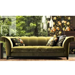Grilli Moderne Sofas-Design 3-Sitzer Polstersofa Shell in Italien handgefertigt