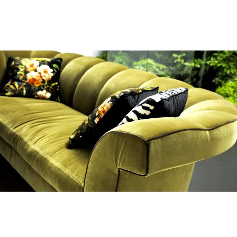 Grilli Moderne Sofas-Design 3-Sitzer Polstersofa Shell in Italien handgefertigt