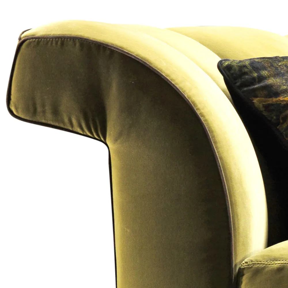 Grilli Moderne Sofas-Design 3-Sitzer Polstersofa Shell in Italien handgefertigt