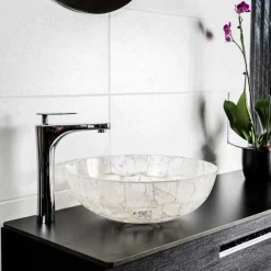 Viadurini Bathroom Steinwaschbecken-Design Stone Countertop Waschbecken - Baceno