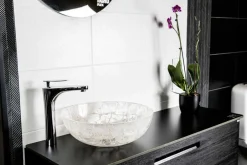 Viadurini Bathroom Steinwaschbecken-Design Stone Countertop Waschbecken - Baceno