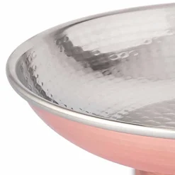 Viadurini Kitchen Küchenzubehör-Design Tisch Obstschale Handgeschlagenes Kupfer Tafelaufsatz 28 cm - Terraemare