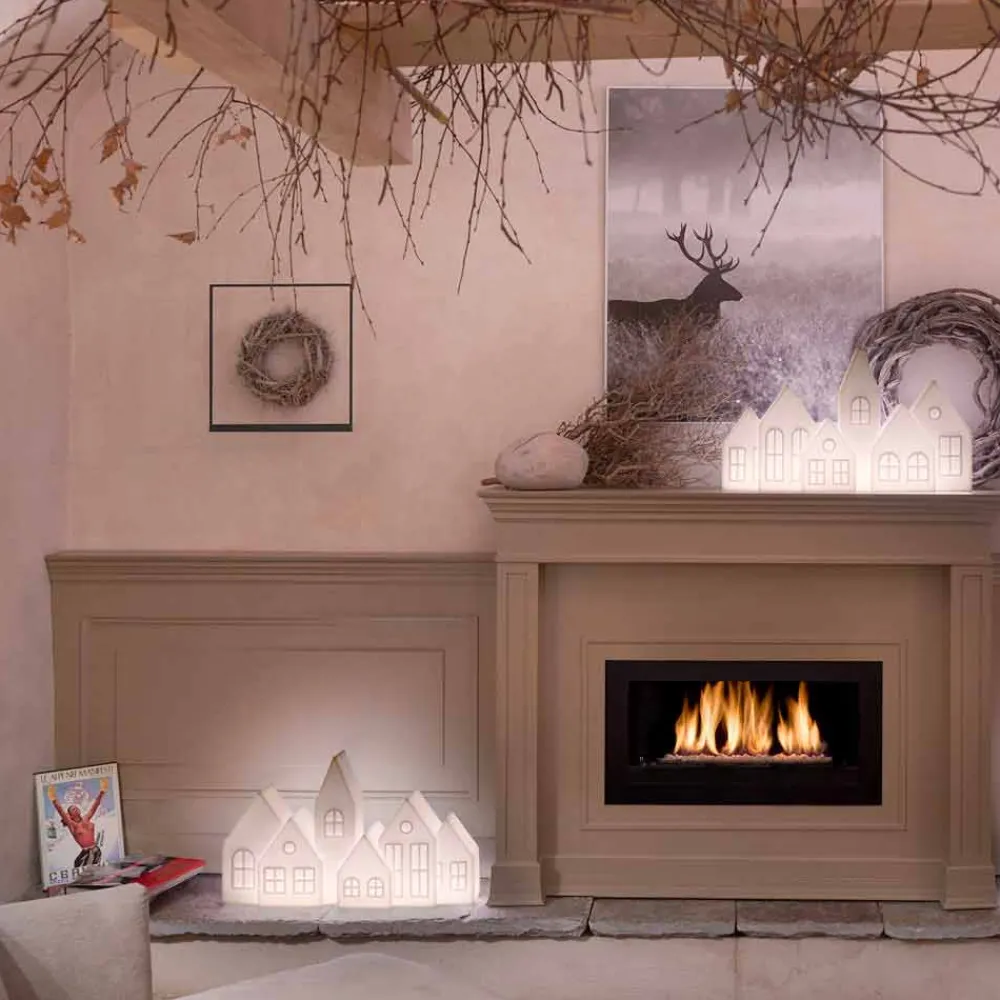 SLIDE Moderne Tischlampen-Design Tischlampe mit weißen oder roten Led Houses Design - Kuusi