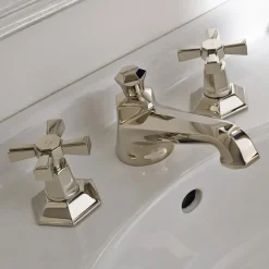 Viadurini Bathroom Waschbeckenarmaturen-Design VIntage Aufsatz-Waschtischarmatur aus Messing Made in Italy - Silvana