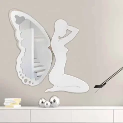 Viadurini Decor Wandspiegel-Design Wandspiegel Trilli Bianca