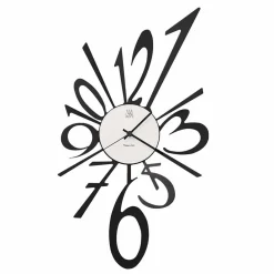 Viadurini Time Design Wanduhren-Design Wanduhr aus Eisen in schwarz oder aluminium Made in Italy - Oceano