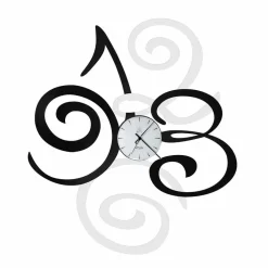 Viadurini Time Design Wanduhren-Design Wanduhr aus farbigem Eisen Made in Italy - Fiordaliso